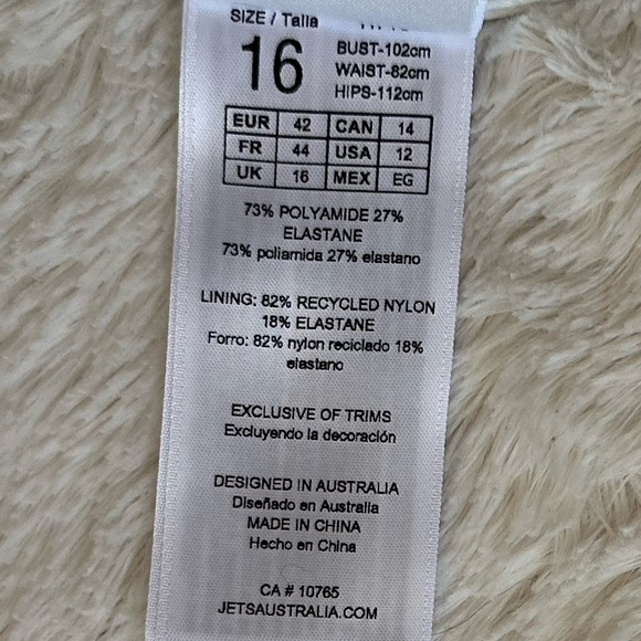 Jets Australia Sorella Bandeau One Piece Swimsuit - Picture 9 of 10